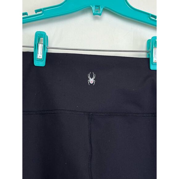Spyder Womens Small Black Athletic Pullon Stretch Active Leggings SP679UR - Picture 8 of 9